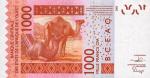 Afrique De l'Ouest Cte d'Ivoire 2020 billet 1000 francs pick 115t neuf UNC