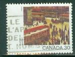 Canada 1982 Y&T 801 oblitr Scne de rue de Montral