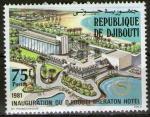 **   DJIBOUTI    75 F  1981  YT-543  " Htel Sheraton - Djibouti "  (N)   **