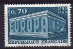 FRANCE N 1599 o Y&T 1969 EUROPA 10e Anniversaire de la confrence Europenn
