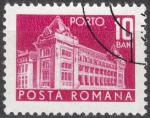 ROUMANIE - 1967 - Yt TAXE n 129 - Ob - Htel des postes 10b rose
