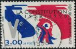 France 1998 Oblitr Used La Constitution de la Vme Rpublique Y&T FR 3195 SU