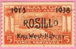 Cuba 1938.- Rosillo.Y&T 30. Scott C30. Michel 155.