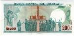 **   URUGUAY     200  nouv. pesos   1986   p-66a    UNC   **
