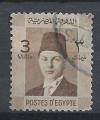 EGYPTE - 1937/44 - Yt n° 189 - Ob - Roi Farouk 3m brun