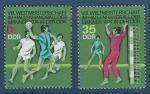 RDA 1974 Championnat de handball 1608** & 1610**