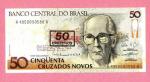 Billet de Banque Banknote Bill 50 CINQUENTA CRUZADOS NOVOS 50 CRUZEIROS BRESIL