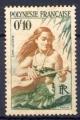 Timbre POLYNESIE FRANCAISE (Tahiti)  1958-60  Obl  N 01  Y&T