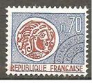 FRANCE 1964 Y&T PREO 129  trace charnire neuf* 