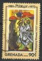 Grenade 1993; Y&T n xxxx; 90c, tableau de Pablo Picasso