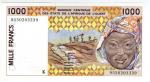 **   SENEGAL   (BCEAO)     1000  francs   1995   p-711e  (K)    UNC   **