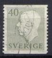 Timbre SUEDE 1957 - YT 423 -  ROI Gustave VI Adolphe