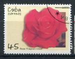 Timbre de CUBA 2007  Obl  N 4???  Y&T  Fleurs Roses