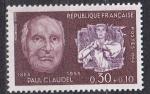 FRANCE - 1968 - Paul Claudel  - Yvert 1553 Neuf **