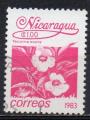 NICARAGUA N 1253 o Y&T 1983 Fleurs (Tecoma staus) 