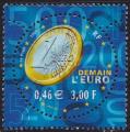 nY&T : 3402 - "Demain l'Euro" - Cachet rond