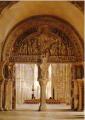VEZELAY (89) - Basilique de la Madeleine (XII s.) ; portail central du narthex