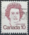 CANADA - 1976 - Yt n 610 - Ob - Elizabeth 2 10c carmin