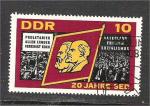 German Democratic Republic - Scott 826   Marx / Lenin