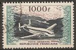 france - poste aerienne n 33  obliter - 1954 