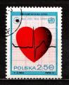 Pologne n 1994 obl, Electro-cardiograme, TB