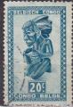 CONGO BELGE N 279 de 1948 oblitr