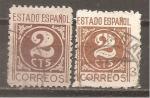 Espagne N Yvert 654/54A - Edifil 915/15a (oblitr) 