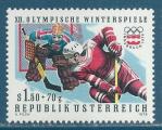 Autriche N1309 Jeux olympiques d'hiver - Innsbruck - hockey sur glace neuf**