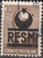 EUTR - Service - Yvert n 17 - 1951 - Ismet Inn (Surcharg)