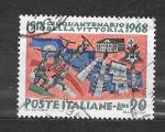 ITALIA Y&T n° 1026 U. n° 1101 Vittoria 1968 USATO 