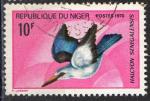 Niger 1970; Y&T n 239; 10F, oiseau, Martin-chasseur du Sngal