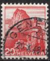 EUCH - Yvert n  312 - 1938 - glise de Castagnola et massif de San Salvatore