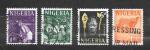 NIGERIA  Y&T n 98-101-103-105   anno 1961