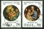 Italie - oblitr - Nol 1983 - Vierge et Enfant (Raffaello)