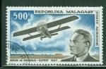 Madagascar 1967 Y&T PA  101 oblitr Portrait et avion Breguet de Dagnaux