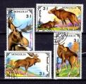 Mongolie 1992 Animaux Sauvages (78) Yvert n 1912  1915 oblitr