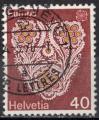Suisse 1976; Y&T n 1003; 40c Europa, broderie