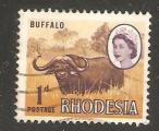 Southern Rhodesia - Scott 223   buffalo