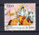 FRANCE - 1998 - O , YT. 3159 -  " Journée de la lettre " , Adhésif