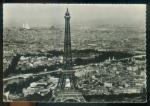 CPSM Non crite PARIS Vue Arienne Vue Gnrale la Tour Eiffel la Basilique du Sacr Coeur de Monmartre lwi