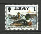 Jersey timbre oblitr anne 1997 Canard col vert