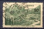 Timbre FRANCE 1937  Obl  N 358 Col de l'Iseran