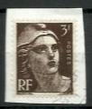 France timbre n 715 ob anne 1945  Marianne de Gandon