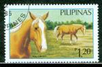 Philippines 1985 Y&T 1444 oblitr Cheval Palomino