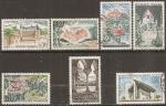 france - n 1390  1394A  serie complete oblitere - 1963