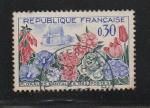 France timbre n1369 oblitr anne 1963 Floralies Nantaises