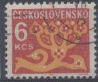 Tchcoslovaquie : taxe n 113 oblitr anne 1972