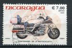 Timbre du NICARAGUA  PA  1985  Obl  N 1096  Y&T  Motos