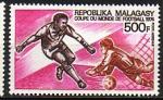 Madagascar 1974  Y&T  PA 133  N**  football