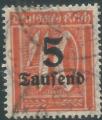 Allemagne - Empire - Y&T 0252 (o) - 1923 -